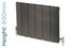 AP-MALC6H4S-TH - Apollo Malpensa Curved Aluminium Designer Anthracite Single Horizontal Radiator H600mm X W956mm AP-MALC6H4S-TH - Apollo Malpensa Curved Aluminium Designer Anthracite Single Horizontal Radiator H600mm X W956mm
